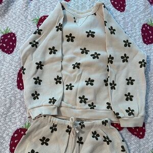 Zara Waffle Floral Set